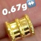 3D硬金-小蛮腰【金克重0.67g+-】  + RM401.35 