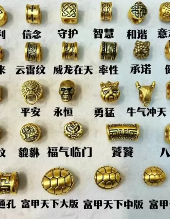 【黑金/3D硬金】男款饕餮系列（热卖款）