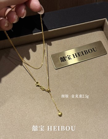 5G实心-抽拉肖邦项链