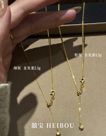 5G实心-抽拉肖邦项链