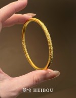 【3D硬金】卷草纹-手镯