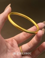 【3D硬金】古法素圈-手镯