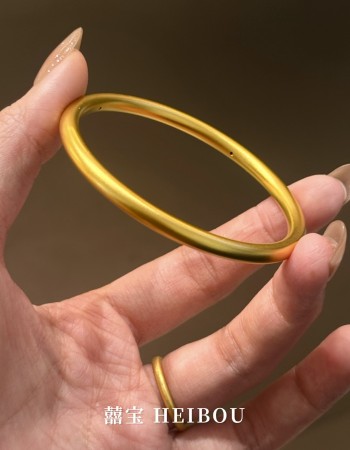 【3D硬金】古法素圈-手镯