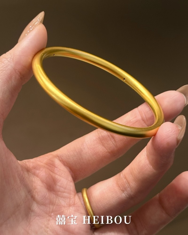【3D硬金】古法素圈-手镯