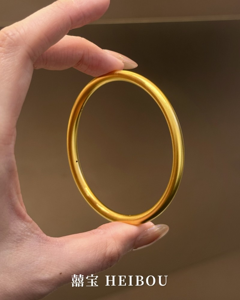 【3D硬金】古法素圈-手镯