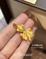 【3D硬金】好运锦鲤-吊坠