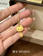 【3D硬金】拼斗猫-吊坠