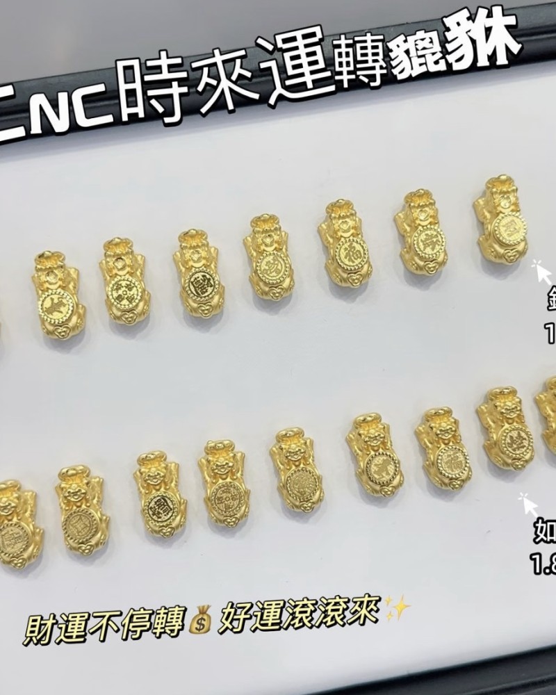 【3D硬金】时来运转貔貅-配件