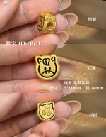 【3D硬金】线条生肖配件