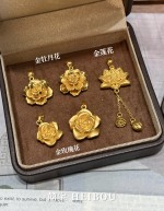 【3D硬金】花卉-吊坠