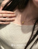 【3D硬金】贴贴线条小狗-吊坠（磁吸）