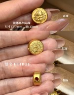 【3D硬金】黄财神-吊坠