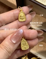 【3D硬金】黄财神-吊坠
