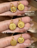【3D硬金】黄财神-吊坠