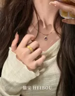 【5D工艺】彩钻八芒星戒指