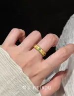 【5D工艺】彩钻八芒星戒指