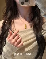 【5D工艺】镶嵌长算盘-吊坠