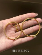 【5D硬金】光面素圈-宝宝手镯