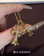 【5D硬金】十字架吊坠