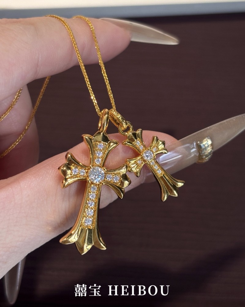 【5D硬金】十字架吊坠