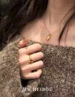 【5D硬金】招财猫爪喵喵-戒指