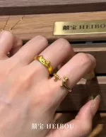 【5D硬金】招财猫爪喵喵-戒指