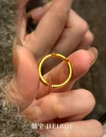 【5D硬金】招财猫爪喵喵-戒指