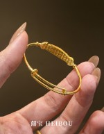 【5D硬金】聪明伶俐-宝宝手镯