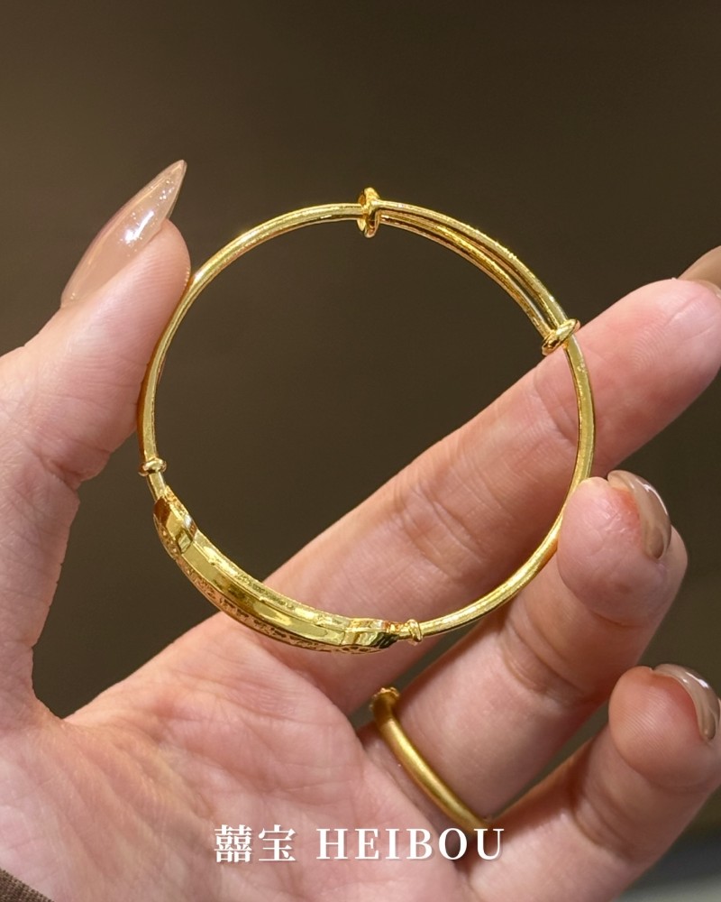 【5D硬金】聪明伶俐-宝宝手镯