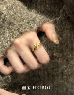 【5D硬金】腊肠小狗-戒指