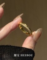 【5D镶嵌】半圈排钻戒指