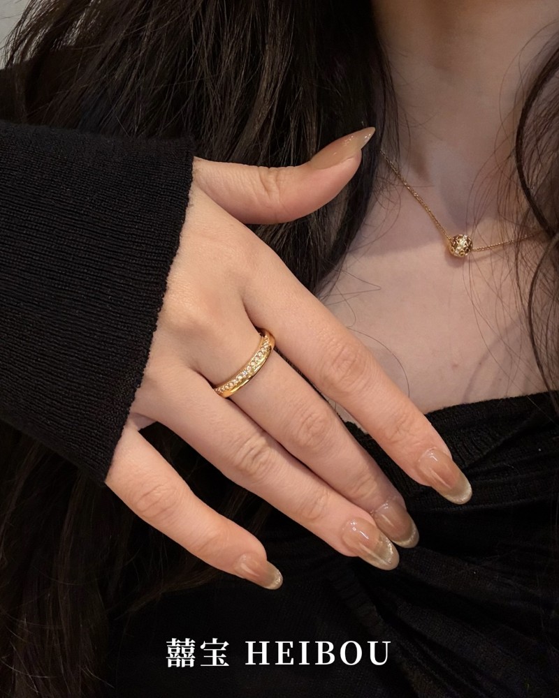 【5D镶嵌】半圈排钻戒指