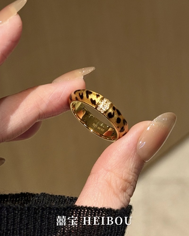 【5D镶嵌】点钻豹纹戒指