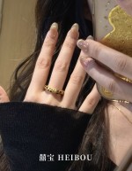 【5D镶嵌】点钻豹纹戒指