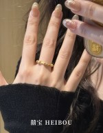 【5D镶嵌】竹节拉丝戒指