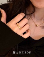 【5D镶嵌】竹节拉丝戒指