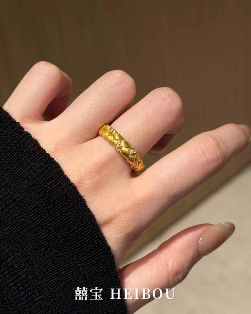 【5D镶嵌】编织麻花戒指