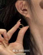 【5G实心】光面圆环-耳环