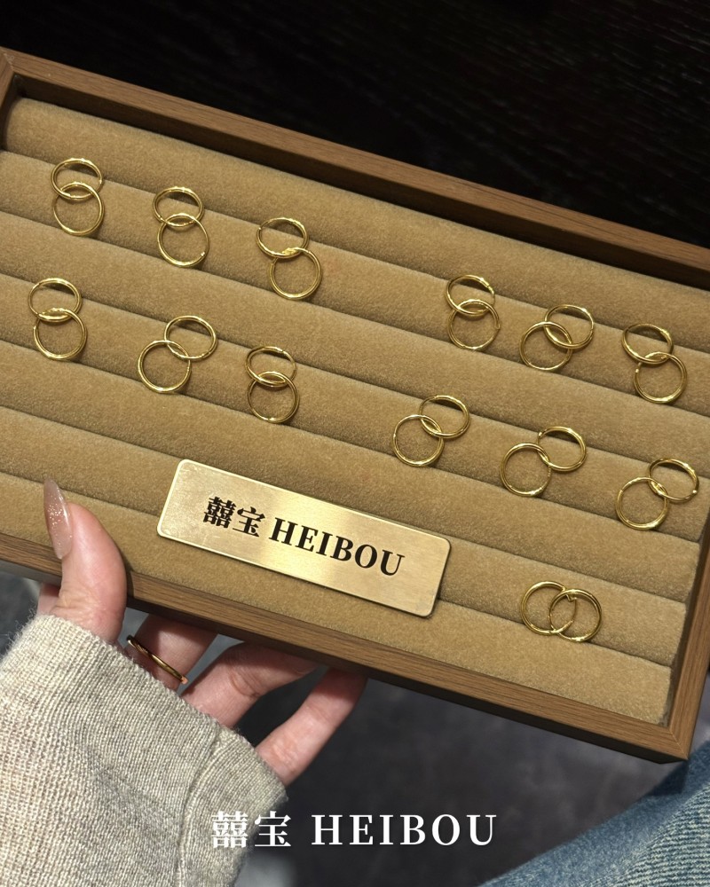 【5G实心】光面圆环-耳环