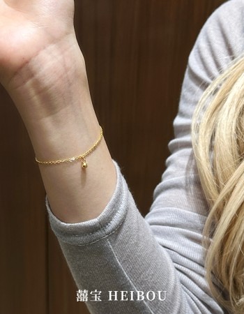 【5G实心】单珠O字链-手链