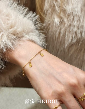 【5G实心】平安喜乐手链