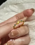 【5G实心】流星往事戒指