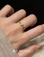 【5G实心】流星往事戒指