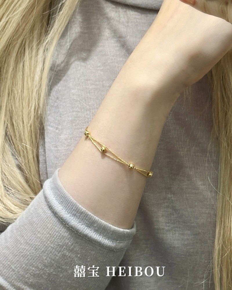 【5G实心】珠子肖邦双链-手链