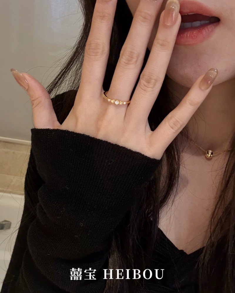 【6D镶嵌】点转排戒戒指