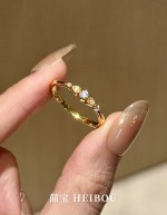 【6D镶嵌】点转排戒戒指