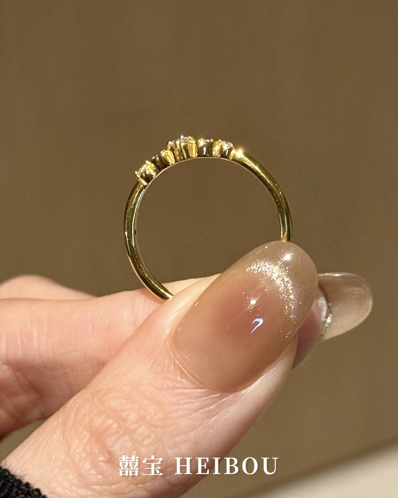 【6D镶嵌】点转排戒戒指