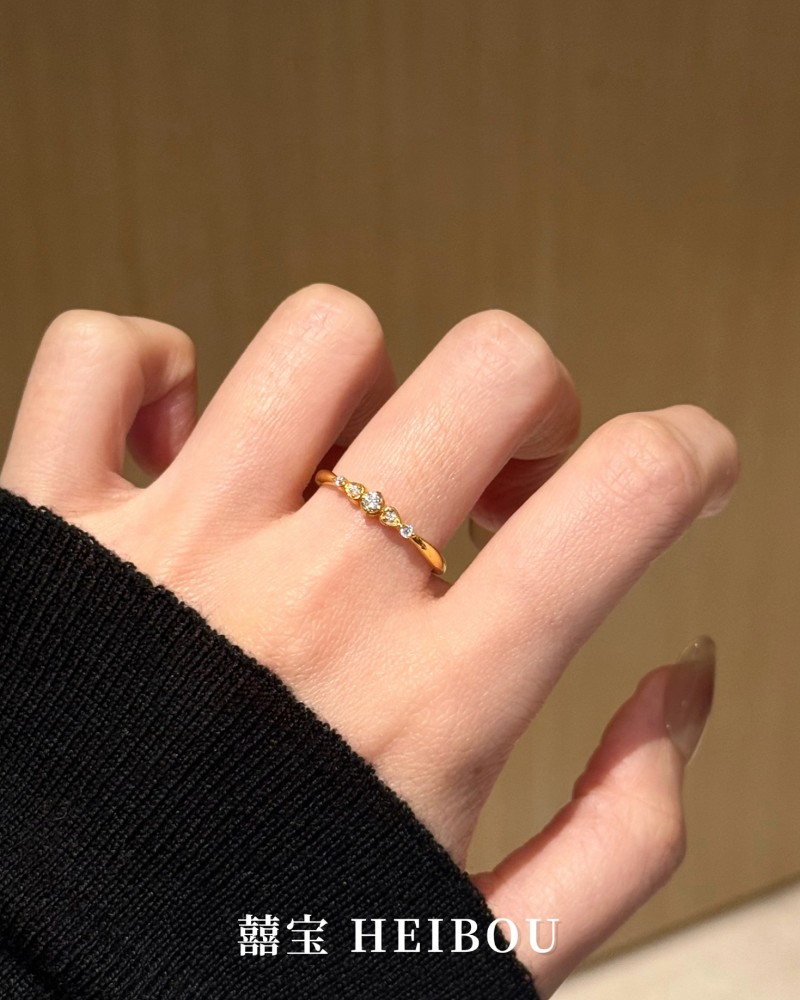 【6D镶嵌】点转排戒戒指