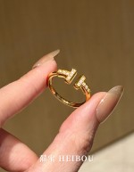 【6D镶嵌】双T戒指