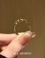 【6D镶嵌】双T戒指